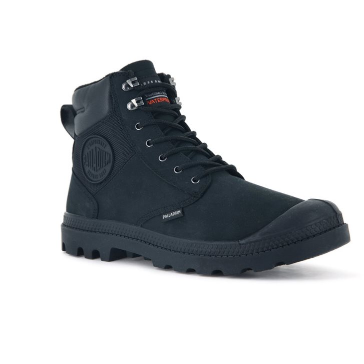 Bottes Palladium Pampa Shield WP+ LUX Femme Noir | FR TJG294B